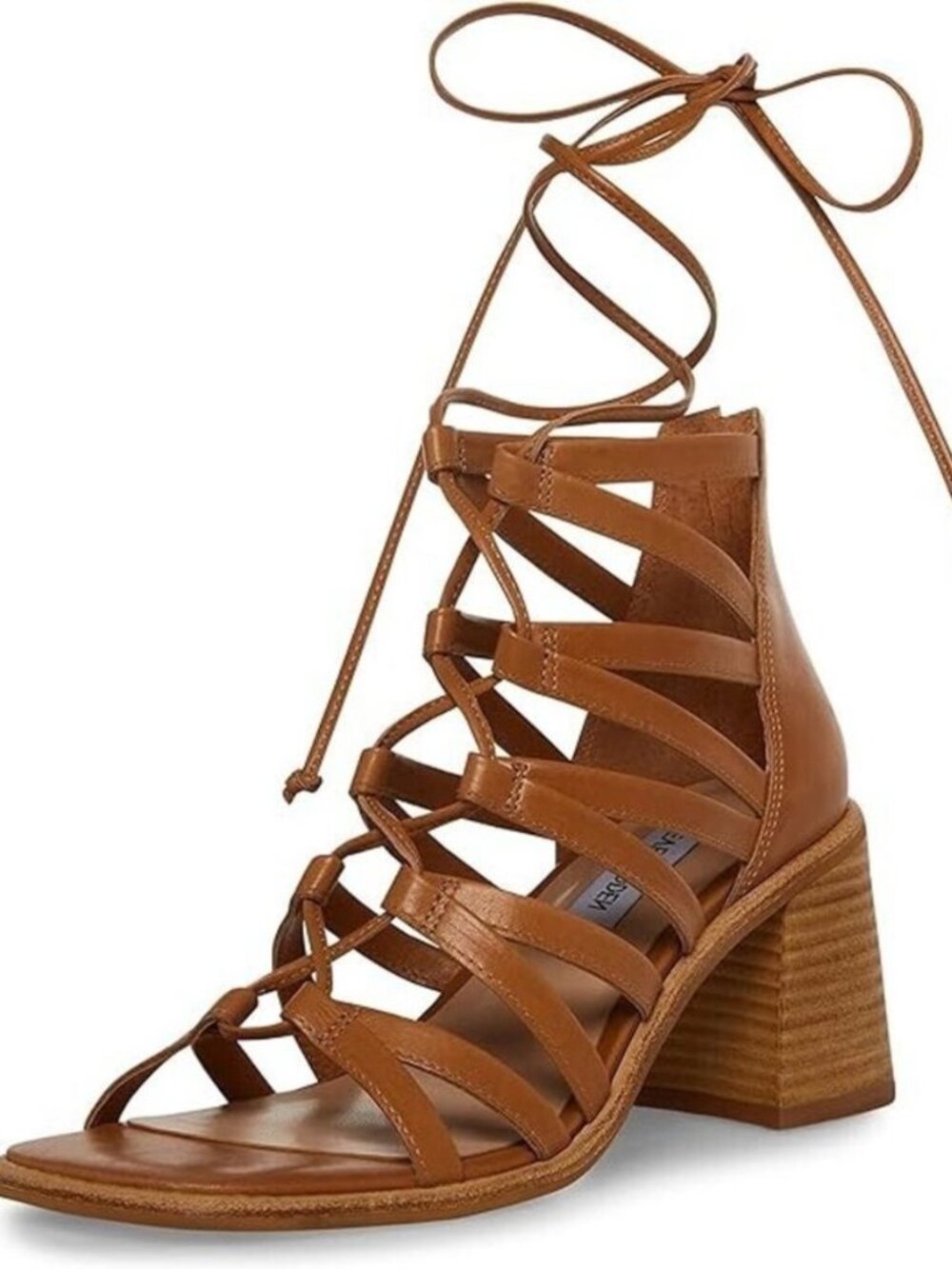 Steve Madden Cherri 30 Leather Gladiator Sandals, Sz 8.5, EUC